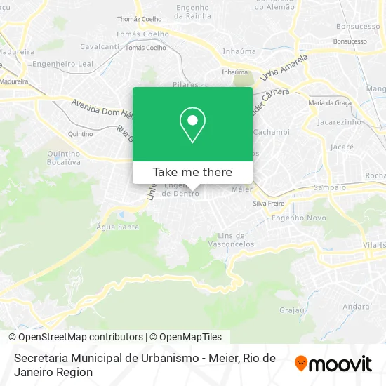 Secretaria Municipal de Urbanismo - Meier map