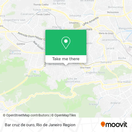 Bar cruz de ouro map