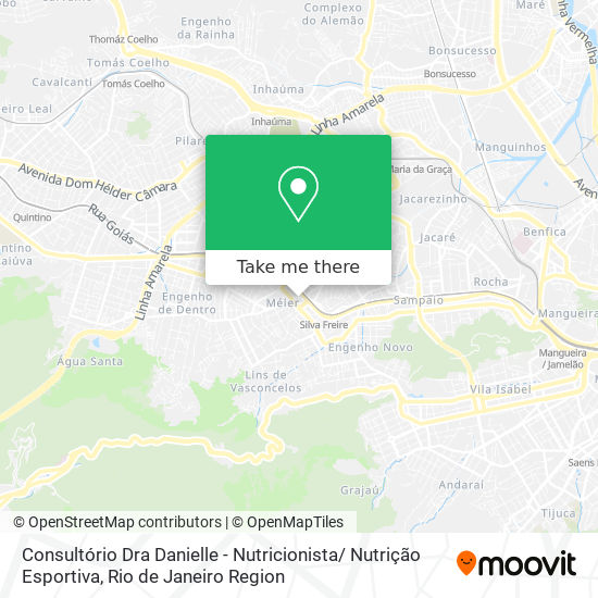 Mapa Consultório Dra Danielle - Nutricionista/ Nutrição Esportiva