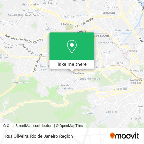 Rua Oliveira map