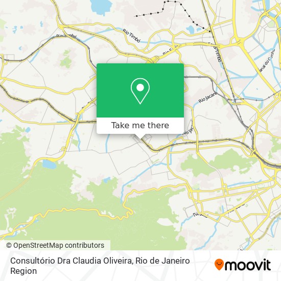 Mapa Consultório Dra Claudia Oliveira