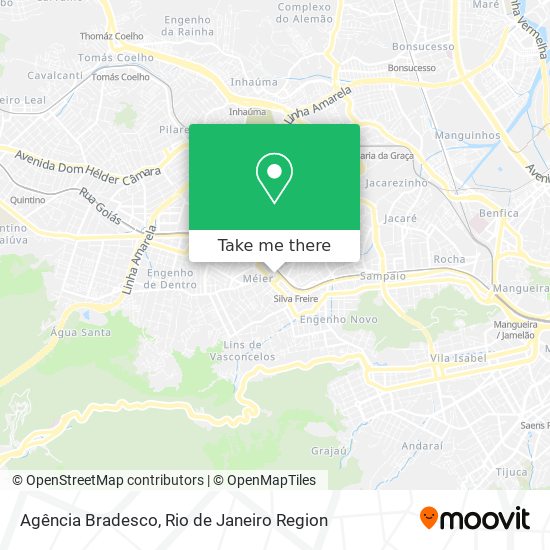 Agência Bradesco map