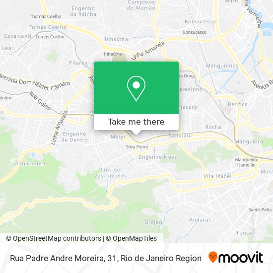 Mapa Rua Padre Andre Moreira, 31