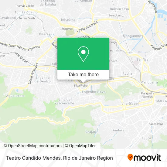 Teatro Candido Mendes map