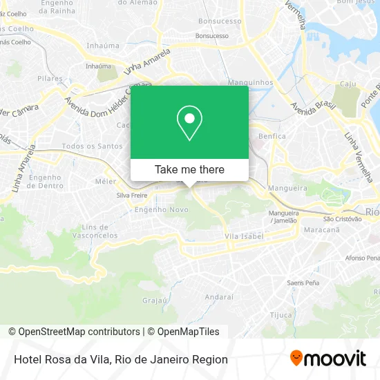 Hotel Rosa da Vila map