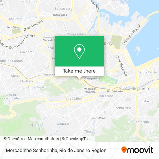 Mercadinho Senhorinha map