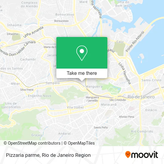 Pizzaria parme map