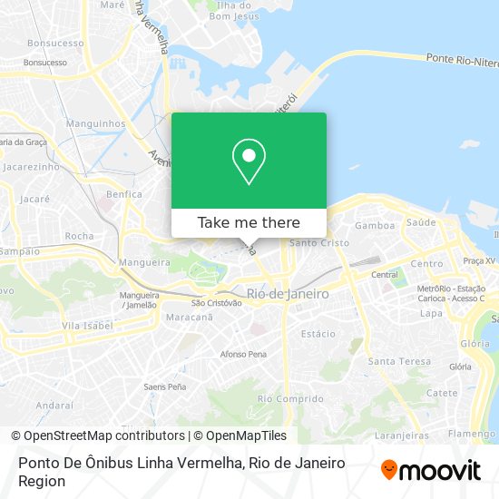 Mapa Ponto De Ônibus Linha Vermelha