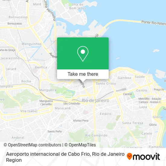 Aeroporto internacional de Cabo Frio map