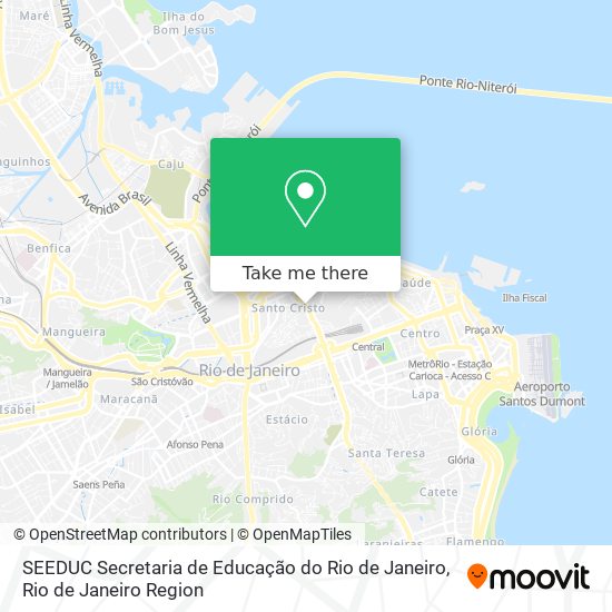 SEEDUC Secretaria de Educação do Rio de Janeiro map