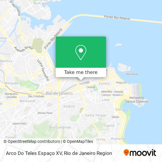 Arco Do Teles Espaço XV map