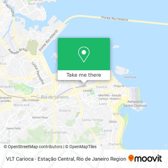 VLT Carioca - Estação Central map