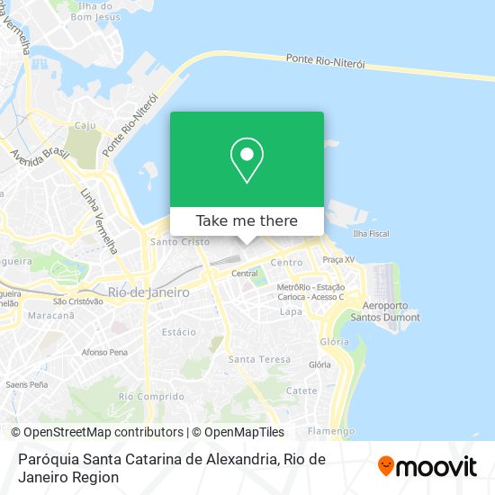 Mapa Paróquia Santa Catarina de Alexandria