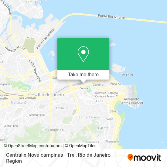 Central x Nova campinas - Trel map