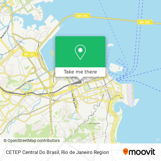 CETEP Central Do Brasil map
