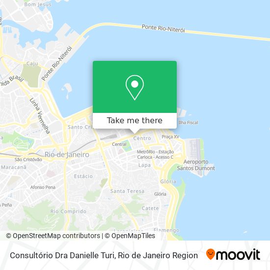 Mapa Consultório Dra Danielle Turi