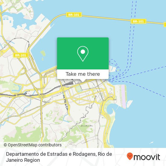 Departamento de Estradas e Rodagens map