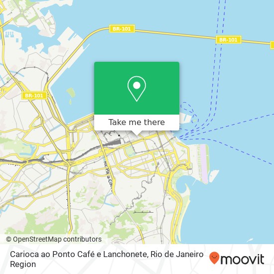 Mapa Carioca ao Ponto Café e Lanchonete