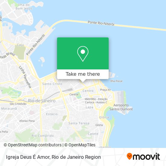 Mapa Igreja Deus É Amor