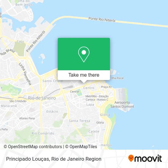 Principado Louças map