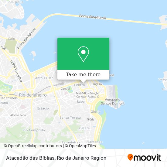 Atacadão das Bíblias map