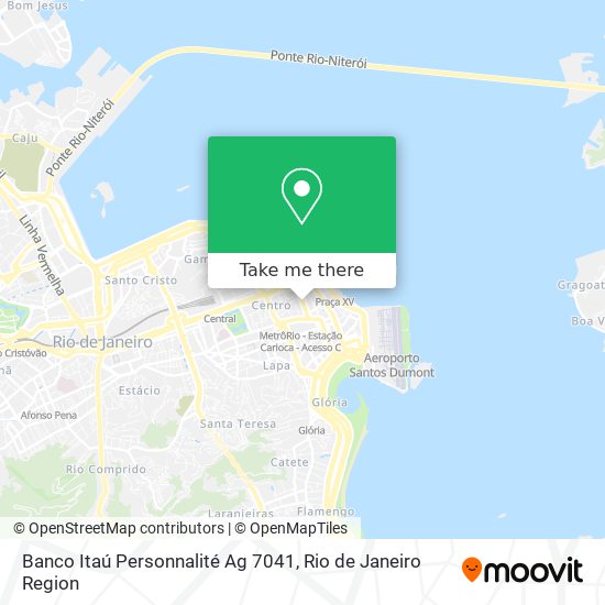 Banco Itaú Personnalité Ag 7041 map