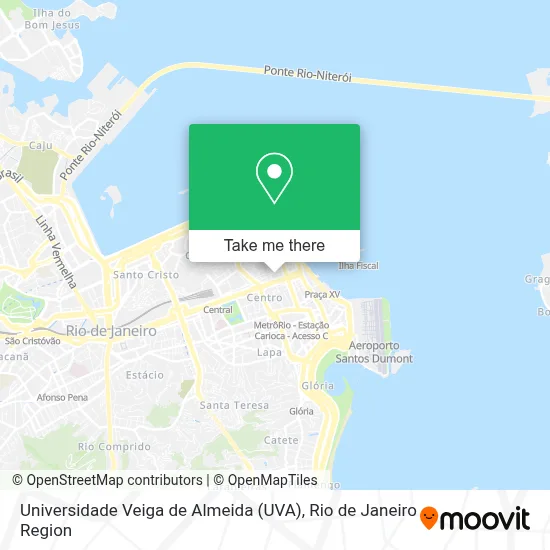 Universidade Veiga de Almeida (UVA) map