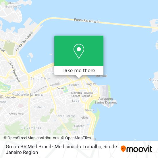 Mapa Grupo BR Med Brasil - Medicina do Trabalho