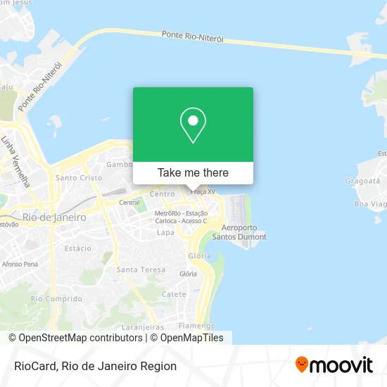 RioCard map