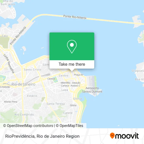 RioPrevidência map