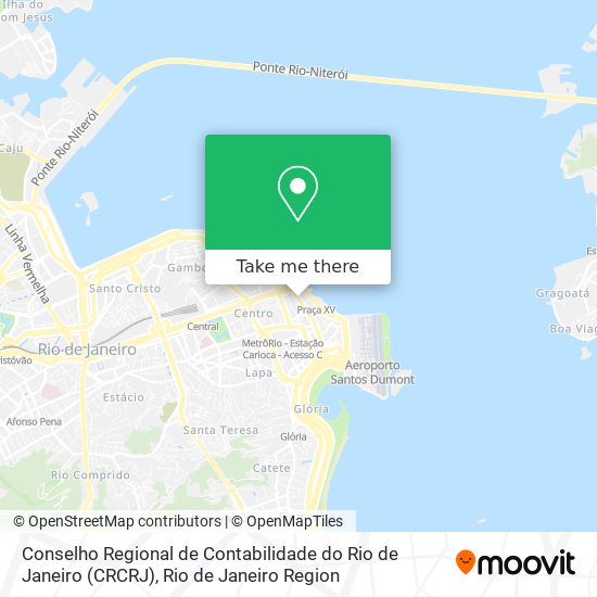 Mapa Conselho Regional de Contabilidade do Rio de Janeiro (CRCRJ)