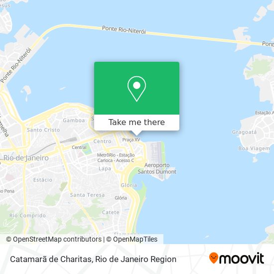 Mapa Catamarã de Charitas
