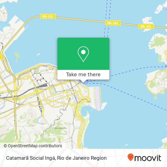 Catamarã Social Ingá map