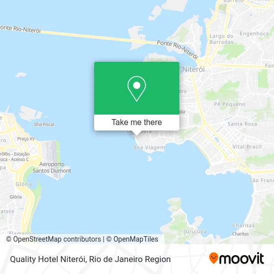 Quality Hotel Niterói map