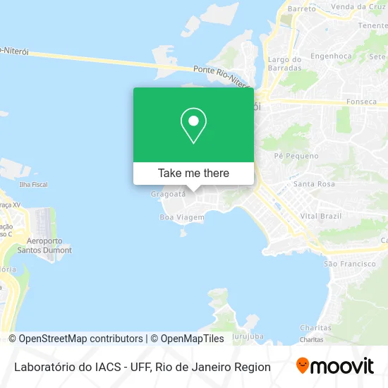 Laboratório do IACS - UFF map