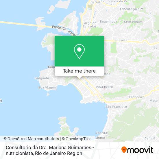 Mapa Consultório da Dra. Mariana Guimarães - nutricionista