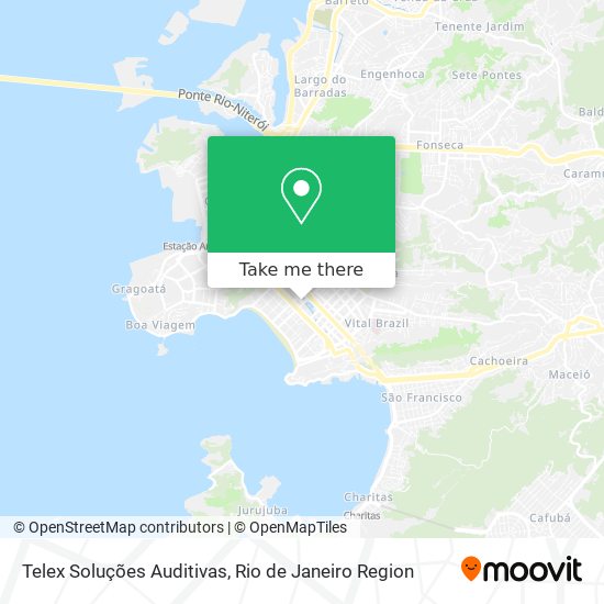 Mapa Telex Soluções Auditivas