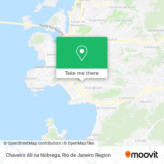 Chaveiro Ali na Nóbrega map