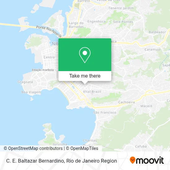 C. E. Baltazar Bernardino map
