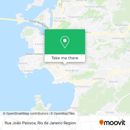 Mapa Rua João Pessoa