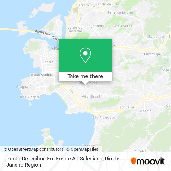 Mapa Ponto De Ônibus Em Frente Ao Salesiano