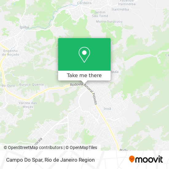 Campo Do Spar map