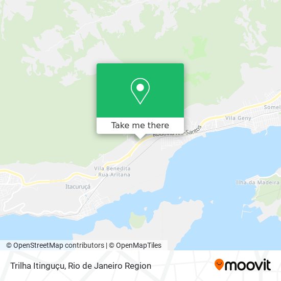 Trilha Itinguçu map