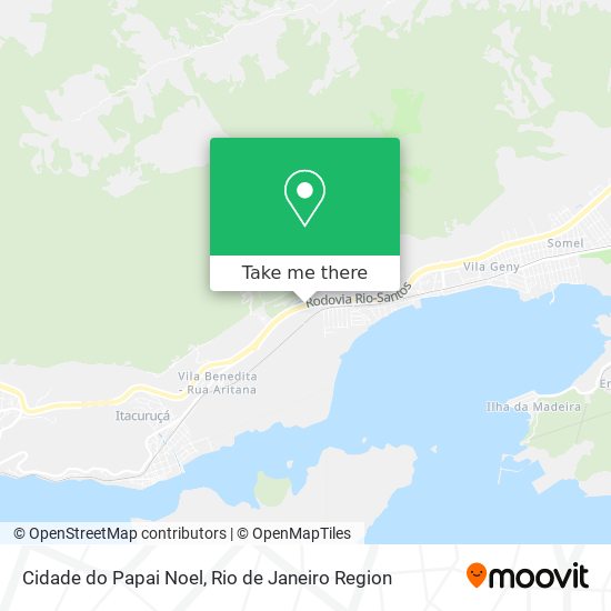 Cidade do Papai Noel map
