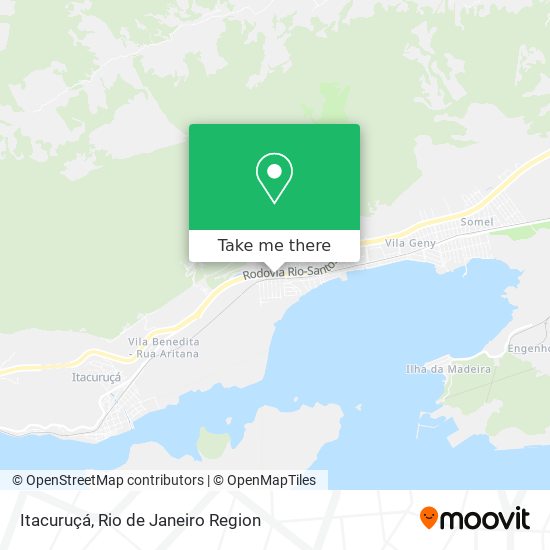 Itacuruçá map