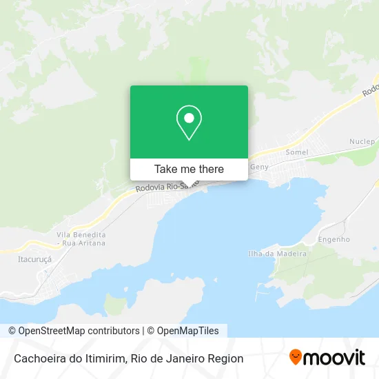 Cachoeira do Itimirim map