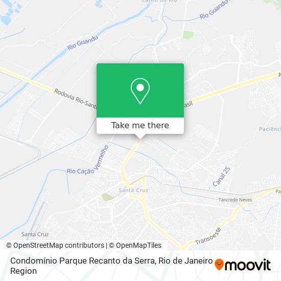Condomínio Parque Recanto da Serra map