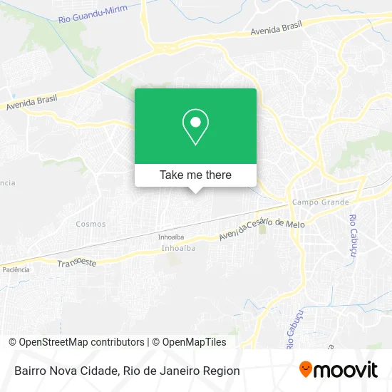 Bairro Nova Cidade map