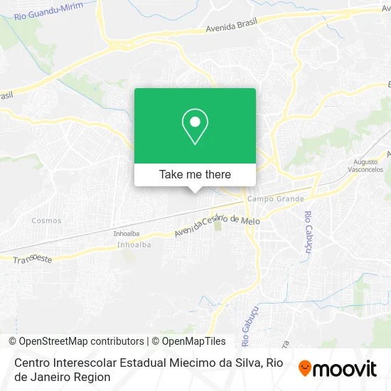 Centro Interescolar Estadual Miecimo da Silva map