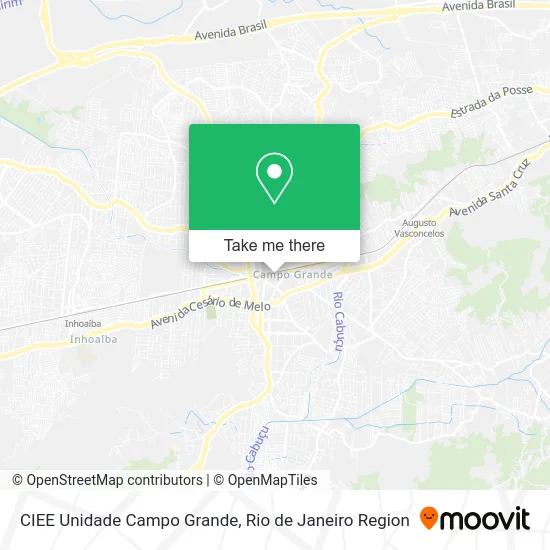 CIEE Unidade Campo Grande map